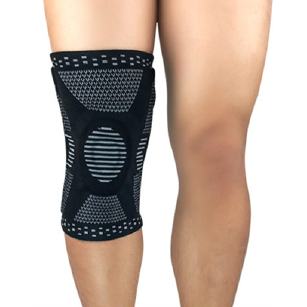 st.L40 스프링 무릎 관절 보호대(한개)-블랙+그레이 XL(ART204)